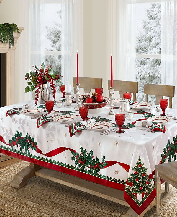 Toy's Delight Fabric Tablecloth, 60" x 144"